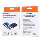 HAWEEL DIY 4 x 18650 Battery (Not Included) 10000mAh Power Bank Shell Box with 2 x USB Output & Display for iPhone, Galaxy, Sony, HTC, Google, Huawei, Xiaomi, Lenovo and other Smartphones, DIY 4 x 18650 10000mAh Battery (US)                           ...