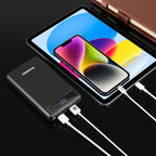 HAWEEL DIY 6 x 18650 Battery 24W Fast Charge Power Bank Box Case with Display, Not Include Battery, 6 x 18650 Battery
