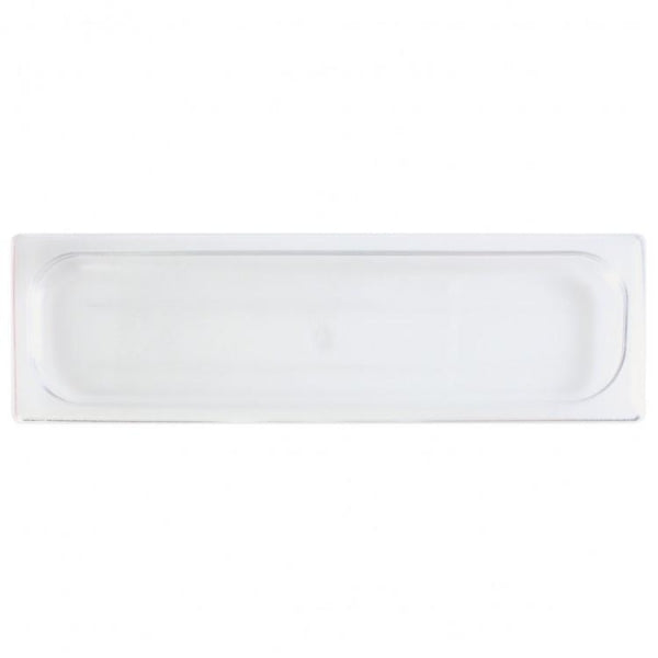 GN 2/4 Half Size Long Polycarbonate Clear Food Pan Lid Default Title