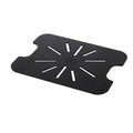 GN 1/2 Polycarbonate Gastronorm Drain Shelf Black Default Title