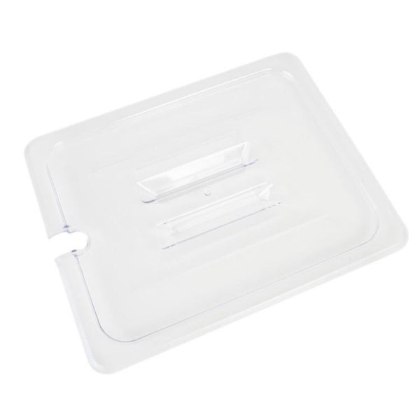 GN 1/2 Polycarbonate Gastronorm Notched Lid Clear Default Title