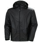 Helly Hansen 70180 Voss Waterproof Rain Jacket Black