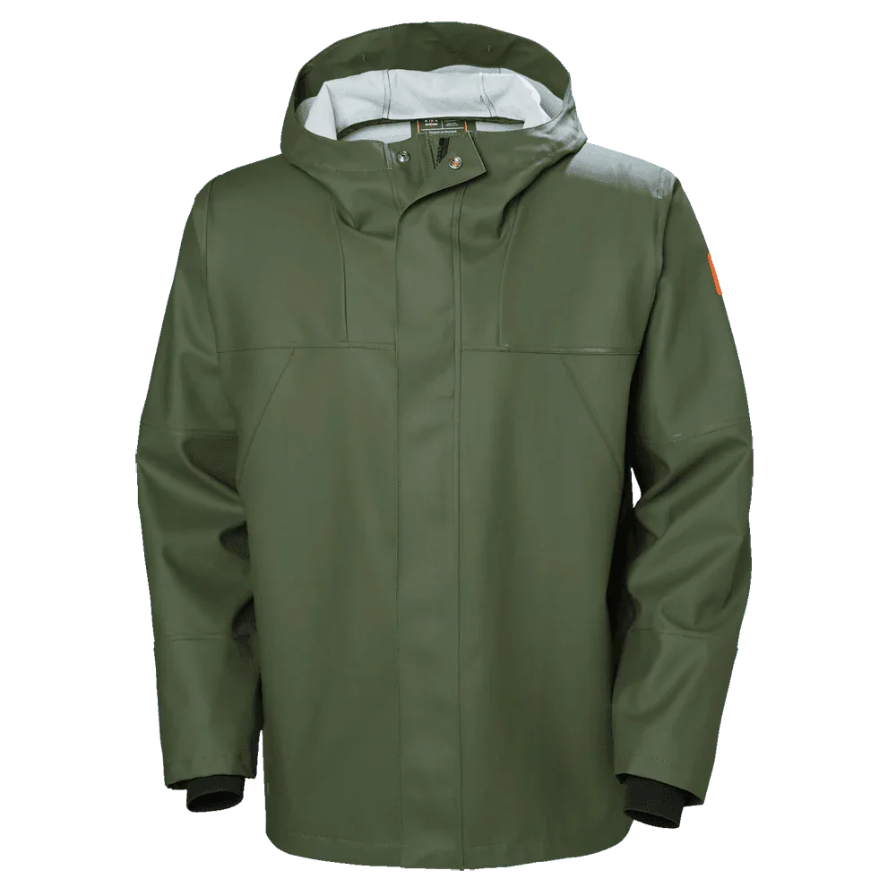 Helly Hansen 70283 Storm Waterproof Rain Jacket Army Green