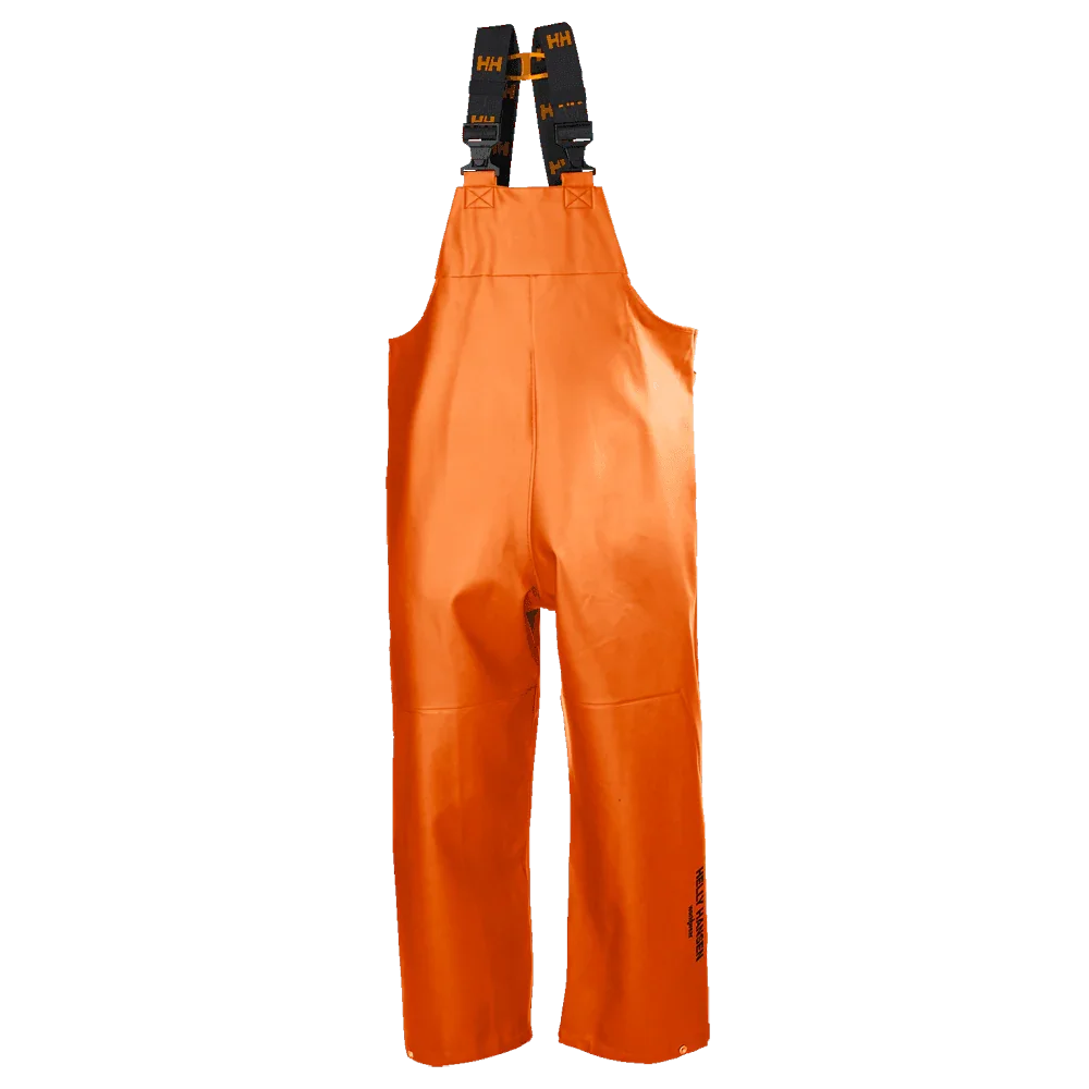Helly Hansen 70582 Gale Waterproof Rain Bib and Brace Pant Trouser DARK ORANGE