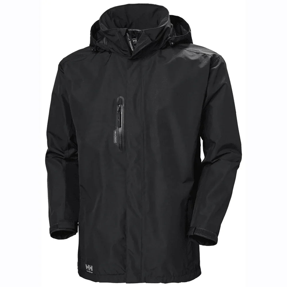 Helly Hansen 71045 Manchester Waterproof Shell Coat Black