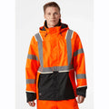 Helly Hansen 71185 UC-ME Shell Jacket Waterproof Hi-Vis HI VIS ORANGE EBONY