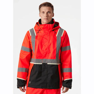 HI VIS RED/EBONY