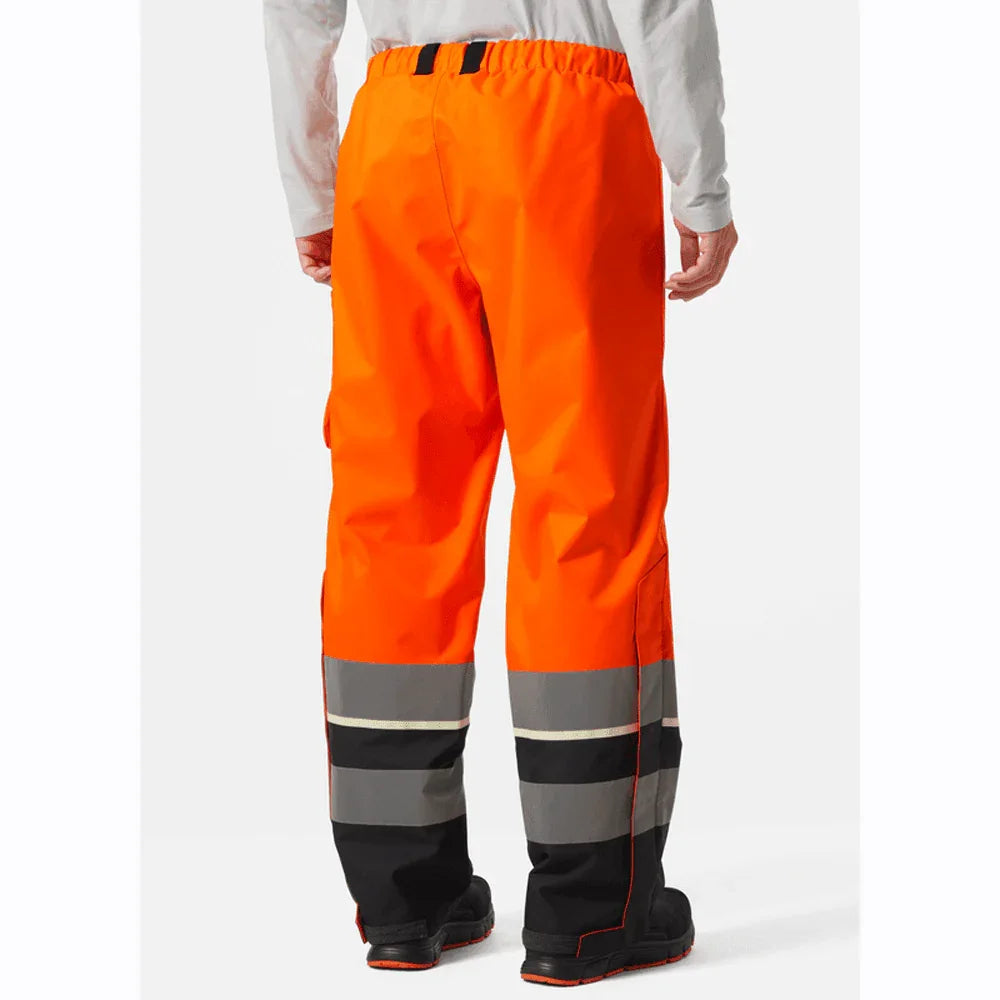 Helly Hansen 71187 UC-ME Waterproof Over Shell Pants Trousers Class 2, Red 4XL