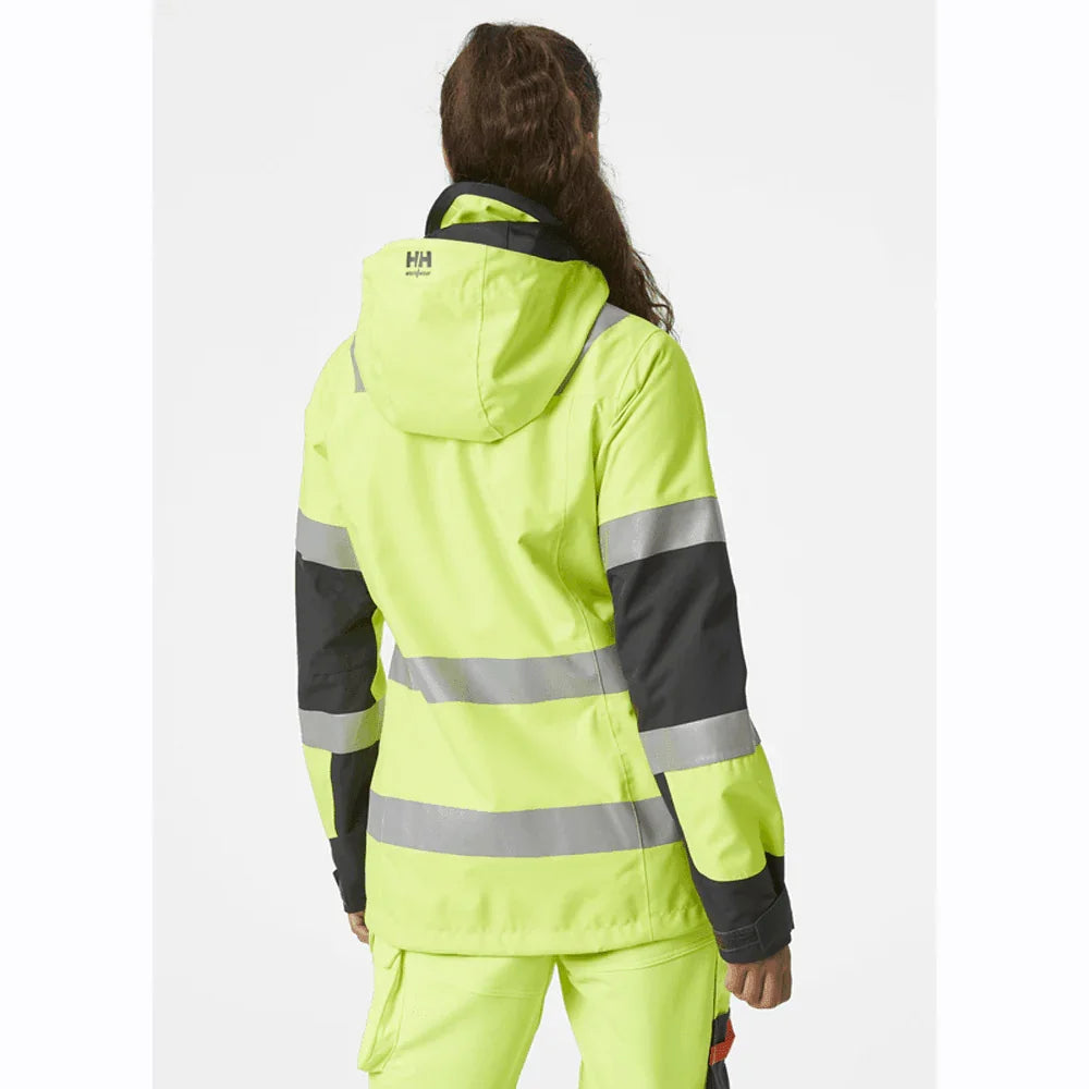 Helly Hansen 71294 Women's Luna Hi-Vis Waterproof Shell Jacket