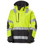 Helly Hansen 71294 Women's Luna Hi-Vis Waterproof Shell Jacket YELLOW EBONY
