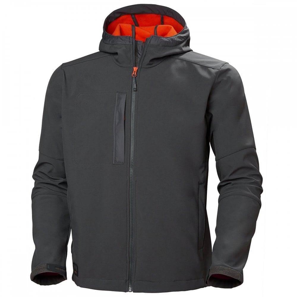 Helly Hansen 74230 Hooded Softshell Jacket Dark Grey