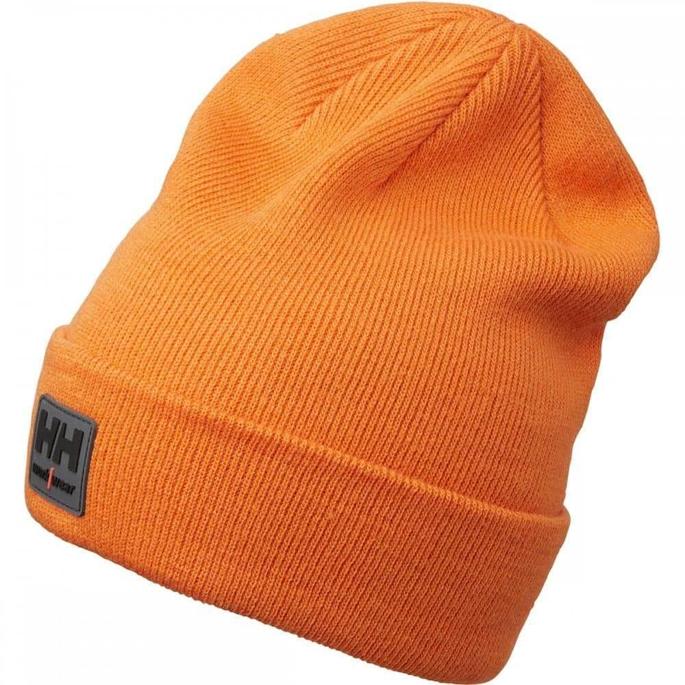 Helly Hansen 79811 Kensington Classic Logo Cuff Beanie Hat DARK ORANGE One Size