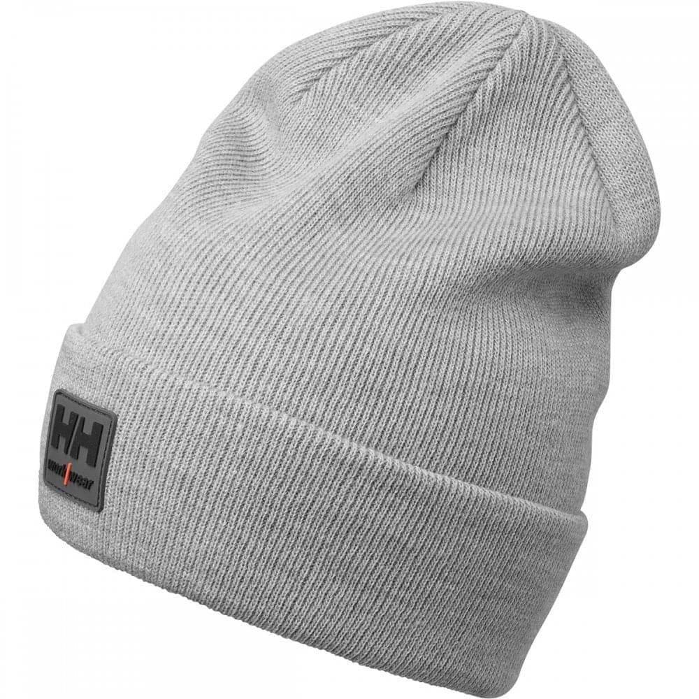 Helly Hansen 79811 Kensington Classic Logo Cuff Beanie Hat GREY MELANGE One Size