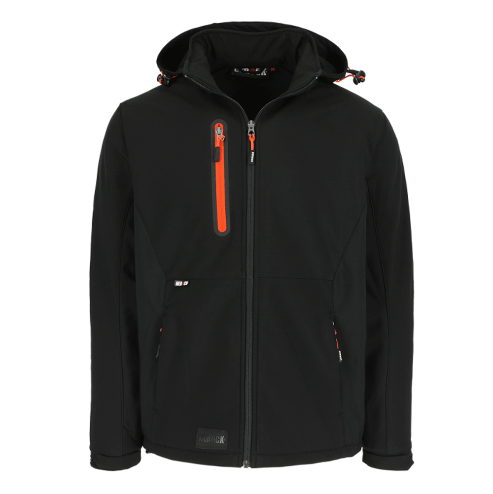 Herock Trystan Softshell Water Repellent Breathable Jacket Black