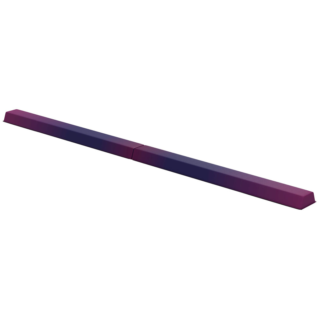7.7ft Folding Gymnastics Balance Beam with Anti-Slip Base Blue and Pink