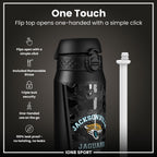 NFL x ION8 Insulated Steel Water Bottle, NFL Jaguars, 750ml (24oz)