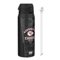 NFL x ION8 Insulated Steel Water Bottle, NFL Chiefs, 750ml (24oz)