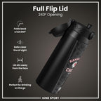 NFL x ION8 Insulated Steel Water Bottle, NFL Chiefs, 750ml (24oz)