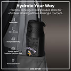 NFL x ION8 Insulated Steel Water Bottle, NFL Vikings, 750ml (24oz)