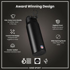 NFL x ION8 Insulated Steel Water Bottle, NFL Patriots, 750ml (24oz)