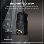 NFL x ION8 Insulated Steel Water Bottle, NFL Saints, 750ml (24oz)