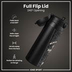 NFL x ION8 Insulated Steel Water Bottle, NFL Saints, 750ml (24oz)