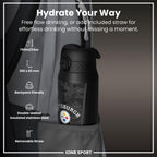 NFL x ION8 Insulated Steel Water Bottle, NFL Steelers, 750ml (24oz)