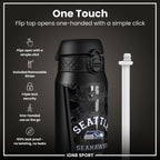 NFL x ION8 Insulated Steel Water Bottle, NFL Seahawks, 750ml (24oz)