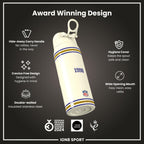 NFL x ION8 Insulated Steel Water Bottle, NFL Ravens, 750ml (24oz)
