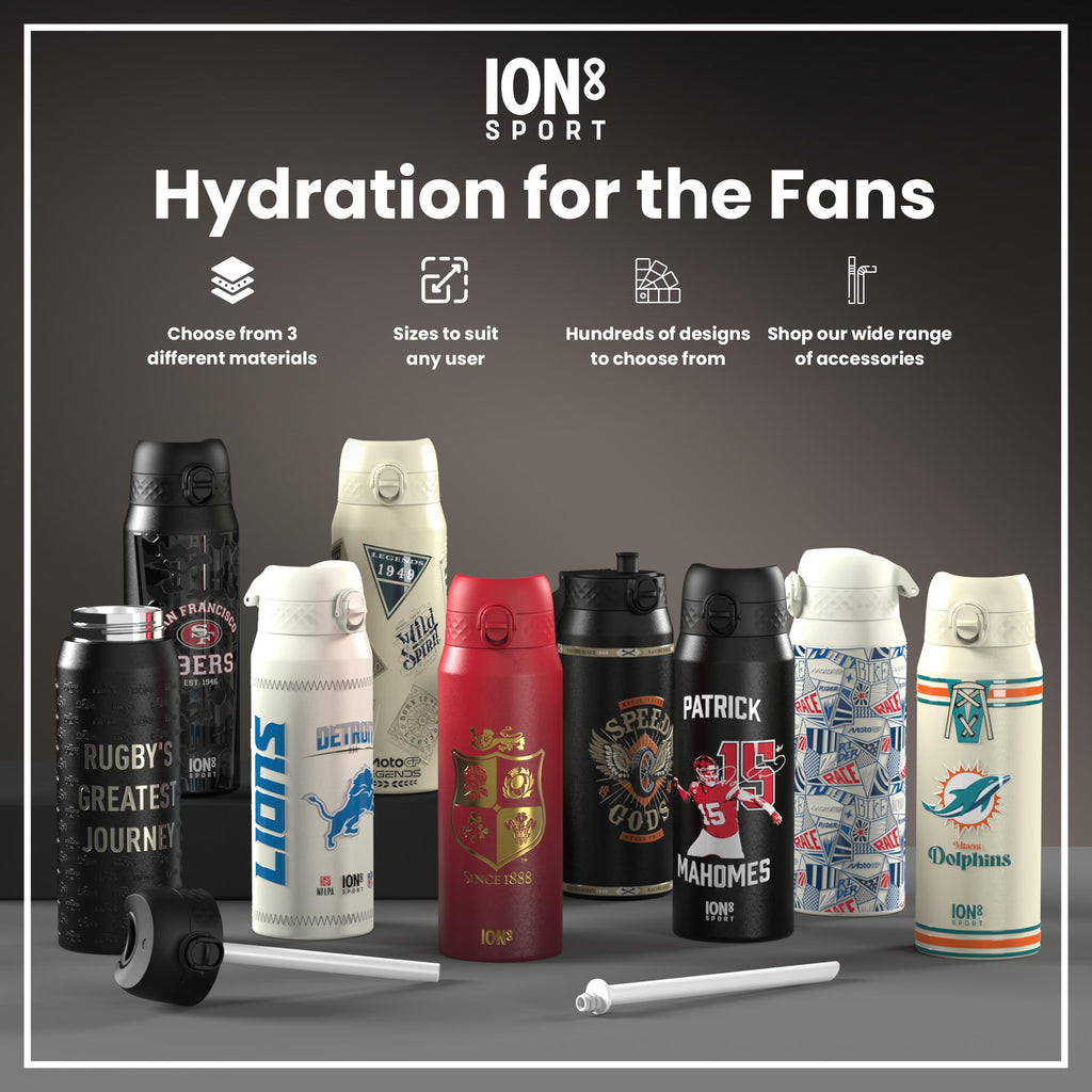 NFL x ION8 Insulated Steel Water Bottle, NFL Cowboys, 750ml (24oz)