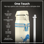 NFL x ION8 Insulated Steel Water Bottle, NFL Lions, 750ml (24oz)