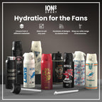 NFL x ION8 Insulated Steel Water Bottle, NFL Chargers, 750ml (24oz)