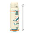 NFL x ION8 Insulated Steel Water Bottle, NFL Dolphins, 750ml (24oz)