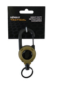 Kombat UK Heavy Duty Retractable Carabiner - Various Colours
