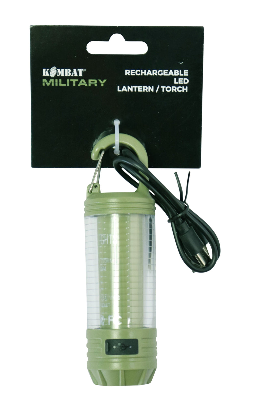 Kombat UK Rechargeable LED Lantern / Torch