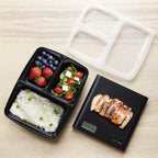 3-Compartment Reusable Containers with Airtight Lids - 946ml