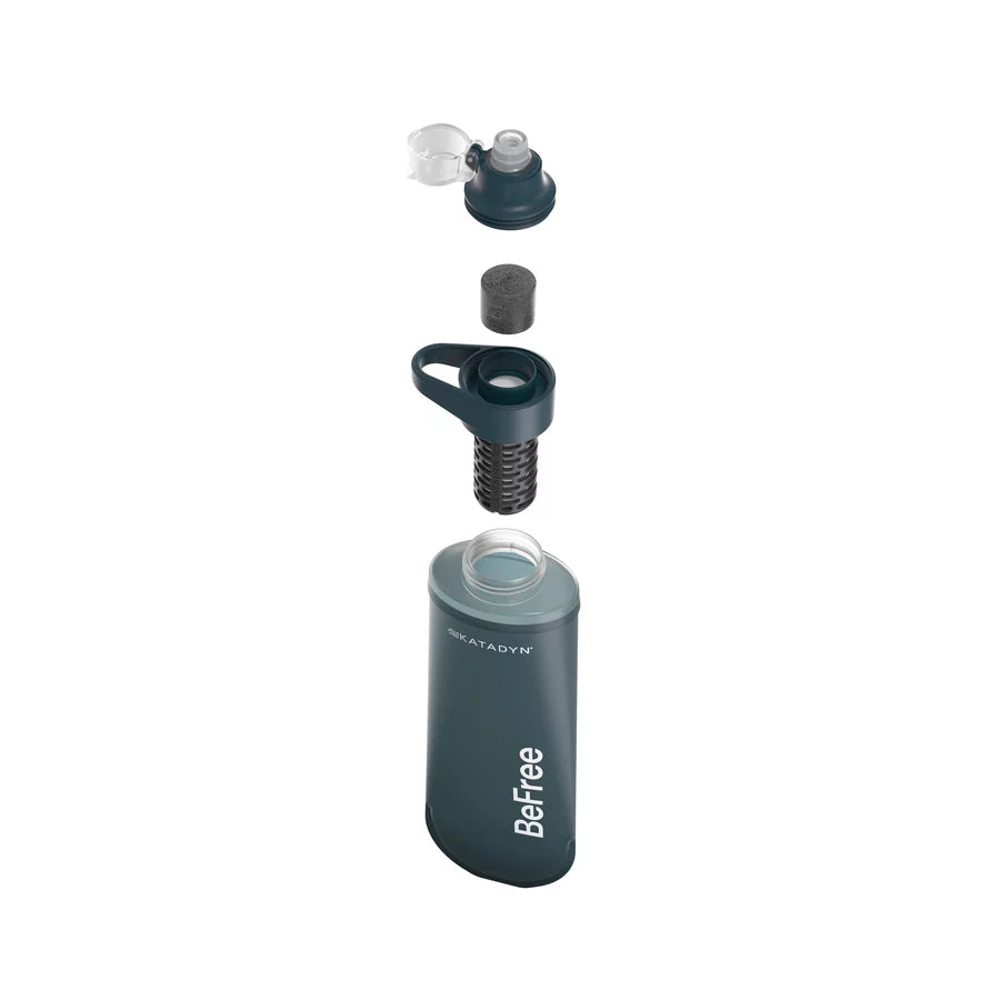 Katadyn BeFree Activated Carbon 0.5L Filter Bottle (Slate Blue)