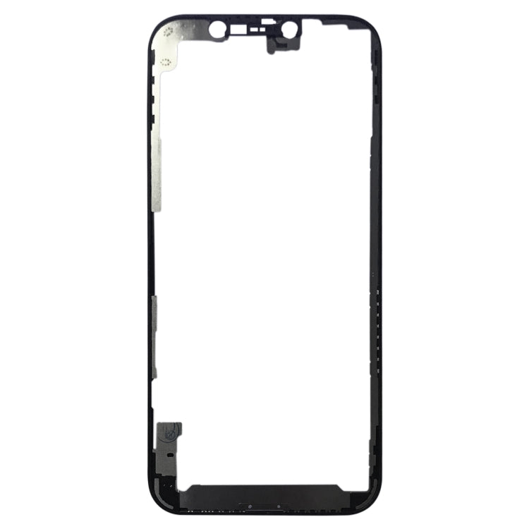 Front LCD Screen Bezel Frame for iPhone 12, For iPhone 12 (Black) For iPhone 12 (Black)