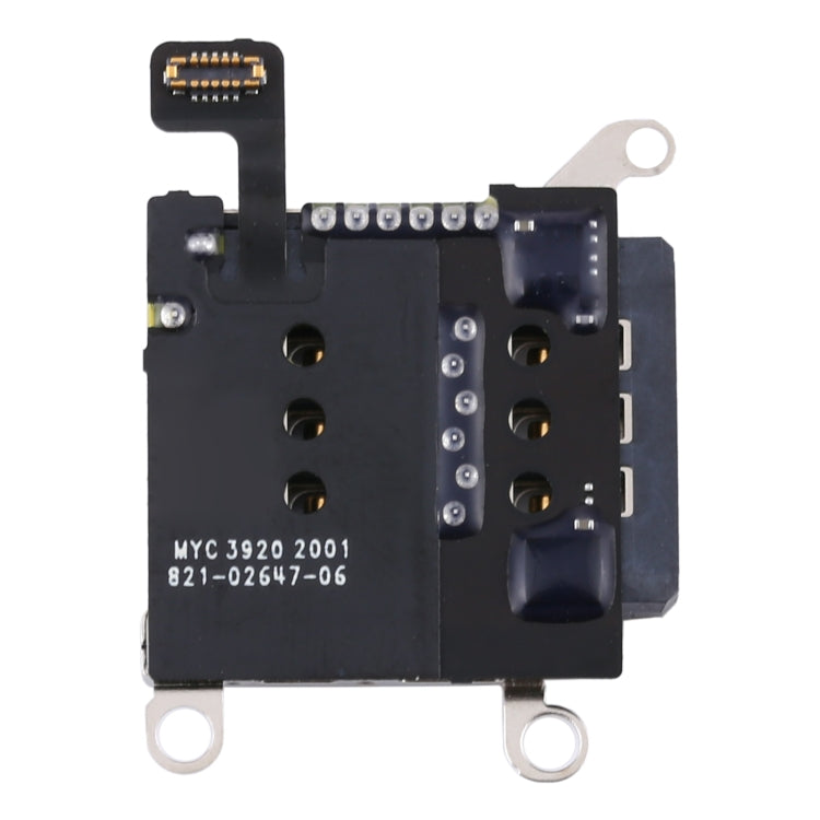 Single SIM Card Holder Socket with Flex Cable for iPhone 12 / 12 Pro, For iPhone 12 / 12 Pro(Single) For iPhone 12 12 Pro(Single)