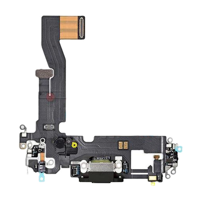 Original Charging Port Flex Cable for iPhone 12 – Durable Build, Easy to Use, For iPhone 12(Original), For iPhone 12 (Original) For iPhone 12 (Original) Black