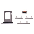 SIM Card Tray + SIM Card Tray + Side Keys for iPhone 13 Pro – Durable Build, Easy to Use, For iPhone 13 Pro (double card) For iPhone 13 Pro (double card) Graphite