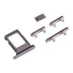 SIM Card Tray + SIM Card Tray + Side Keys for iPhone 13 Pro – Durable Build, Easy to Use, For iPhone 13 Pro (double card)