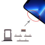 SIM Card Tray + SIM Card Tray + Side Keys for iPhone 13 Pro – Durable Build, Easy to Use, For iPhone 13 Pro (double card)