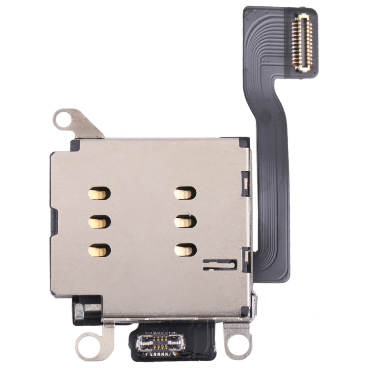 Double SIM Card Reader Socket with Flex Cable for iPhone 13, For iPhone 13 (Double SIM) For iPhone 13 (Double SIM)