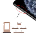 SIM Card Tray + Side Key for iPhone 11 Pro / 11 Pro Max, For iPhone 11 Pro(Single card) For iPhone 11 Pro(Single card) Gold