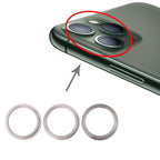 3 PCS Rear Camera Glass Lens Metal Protector Hoop Ring for iPhone 11 Pro & 11 Pro Max – Durable Build, Easy to Use, For iPhone 11 Pro & 11 Pro Max For iPhone 11 Pro & 11 Pro Max Silver