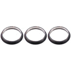 3 PCS Rear Camera Glass Lens Metal Protector Hoop Ring for iPhone 12 Pro Max, For iPhone 12 Pro Max