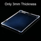 For iPad 4 / 3 / 2 3mm Four Corners Shockproof Transparent Protective Case, For iPad 4 / 3 / 2