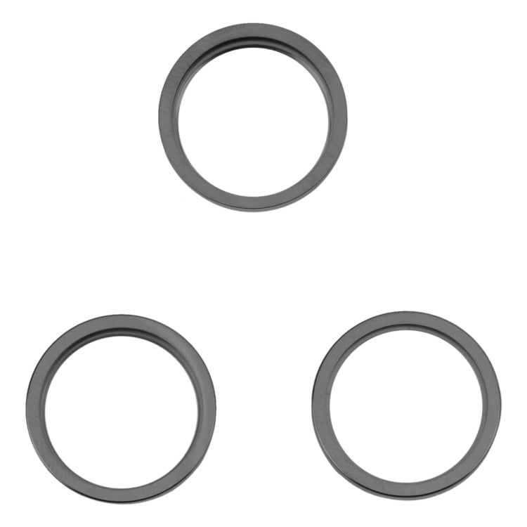 3PCS Rear Camera Glass Lens Metal Outside Protector Hoop Ring – Durable Build, Easy to Use, For iPhone 14 Pro Max For iPhone 14 Pro Max Black