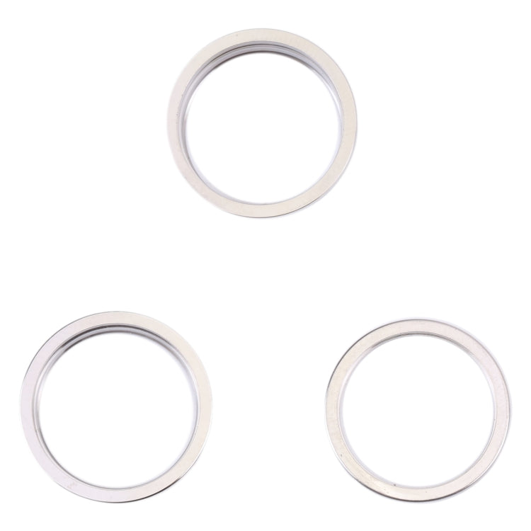 3PCS Rear Camera Glass Lens Metal Outside Protector Hoop Ring – Durable Build, Easy to Use, For iPhone 14 Pro Max For iPhone 14 Pro Max Silver
